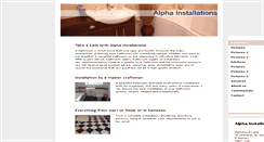 Desktop Screenshot of alphainstallation.net