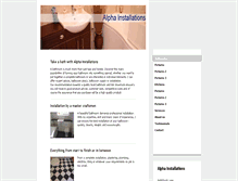 Tablet Screenshot of alphainstallation.net